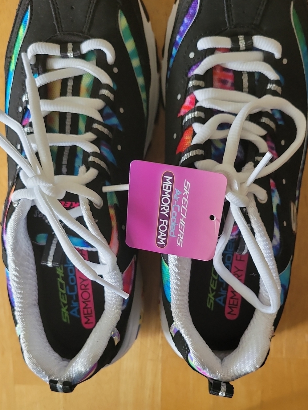 Skechers D'Lites Summer Fiesta Memory Foam Sneakers - Picture 11 of 11